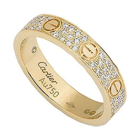 cartier womens love ring|cartier love interlocking ring.